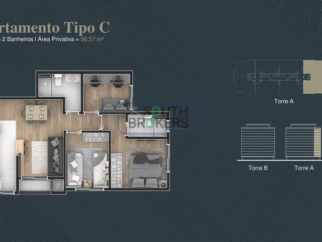 #259 - Apartamento para Venda em Curitiba - PR