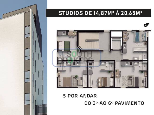 #455 - Apartamento para Venda em Curitiba - PR - 2