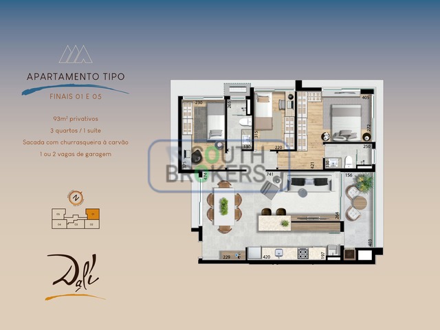 #483 - Apartamento para Venda em Curitiba - PR - 3
